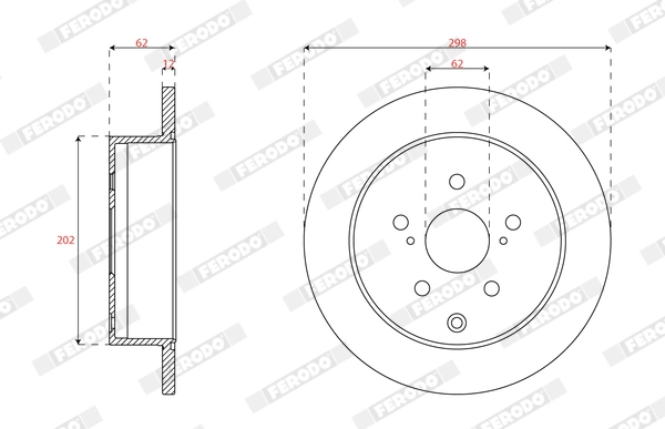 Brake Disc (DDF2642C)