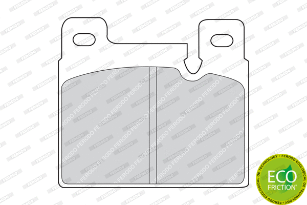 Brake Pad Set, disc brake (FDB458)