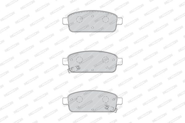 Brake Pad Set, disc brake (FDB4263)