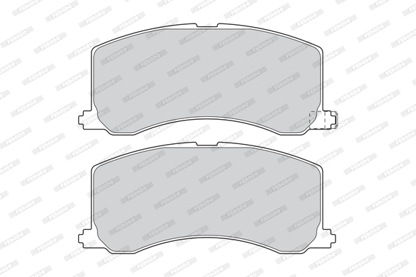 Brake Pad Set, disc brake (FDB1100)