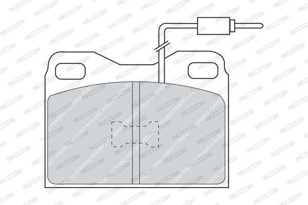 Brake Pad Set, disc brake (FDB424)