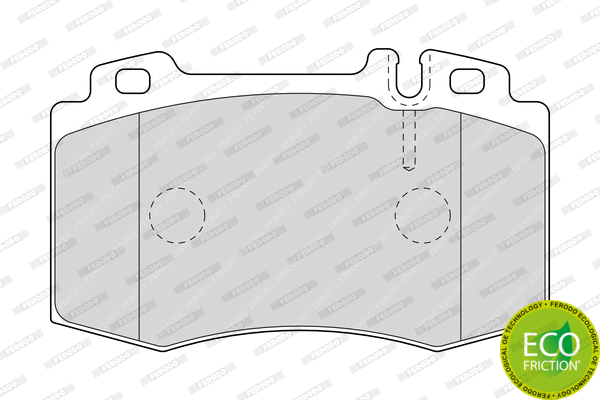 Brake Pad Set, disc brake (FDB1661)