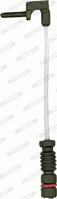 Warning Contact, brake pad wear (FWI227)
