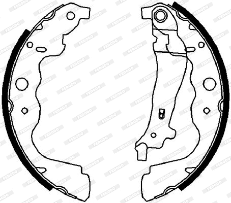 Brake Shoe Set (FSB4031)
