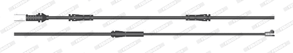 Warning Contact, brake pad wear (FWI411)