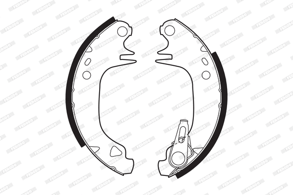 Brake Shoe Set (FSB188)