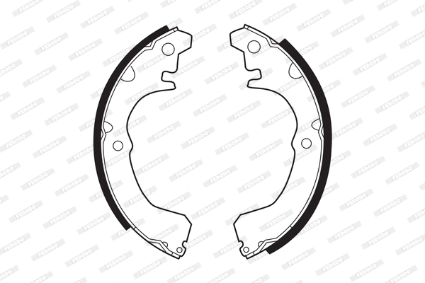 Brake Shoe Set (FSB155)