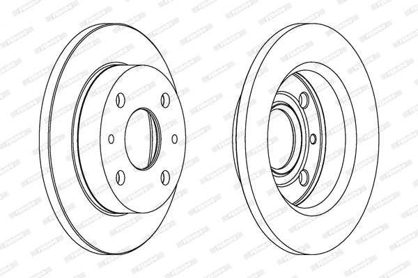 Brake Disc (DDF1302)