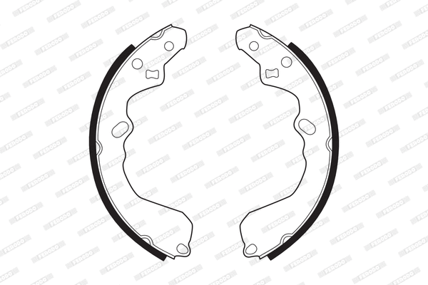 Brake Shoe Set (FSB479)