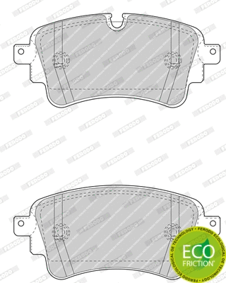 Brake Pad Set, disc brake (FDB4617)
