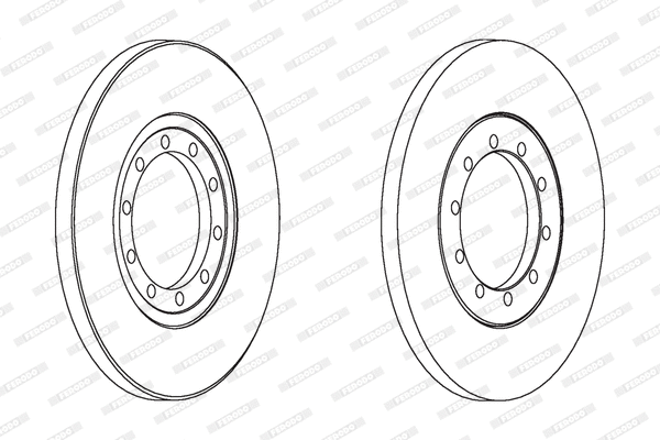 Brake Disc (DDF1537)