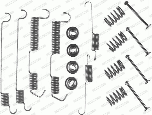 Accessory Kit, brake shoes (FBA124)