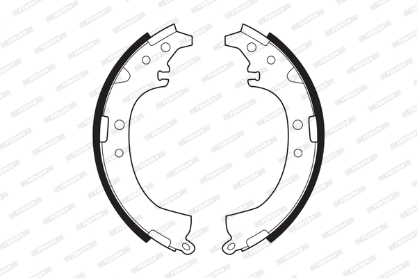 Brake Shoe Set (FSB342)