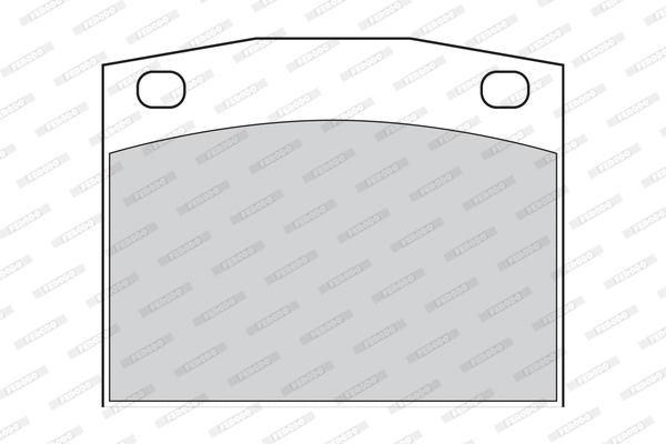 Brake Pad Set, disc brake (FDB122)