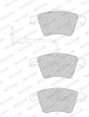 Brake Pad Set, disc brake (FVR1642)