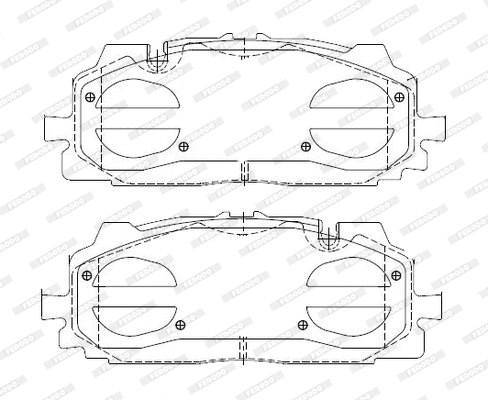 Brake Pad Set, disc brake (FDB4959-D)