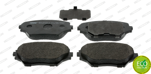 Brake Pad Set, disc brake (FDB1514)