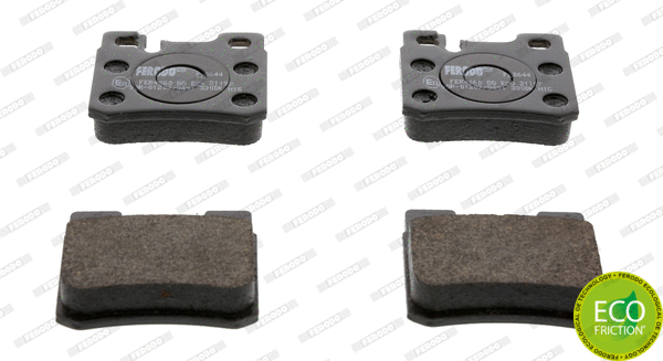 Brake Pad Set, disc brake (FDB644)
