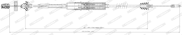 Cable Pull, clutch control (FCC422754)