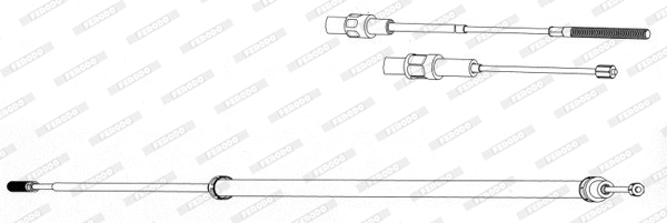 Cable Pull, parking brake (FHB432925)