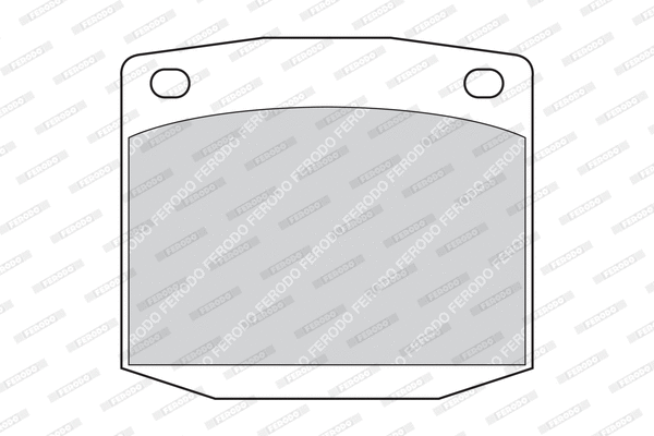 Brake Pad Set, disc brake (FDB199)