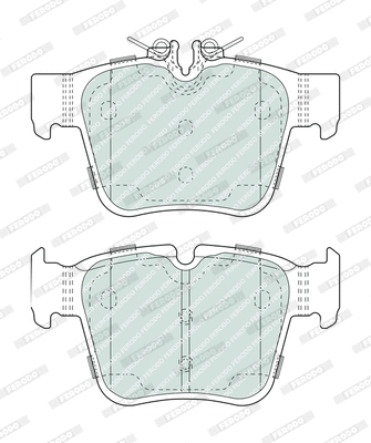 Brake Pad Set, disc brake (FDB5017)