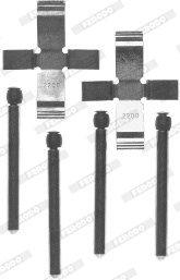 Accessory Kit, disc brake pad (FBA403)