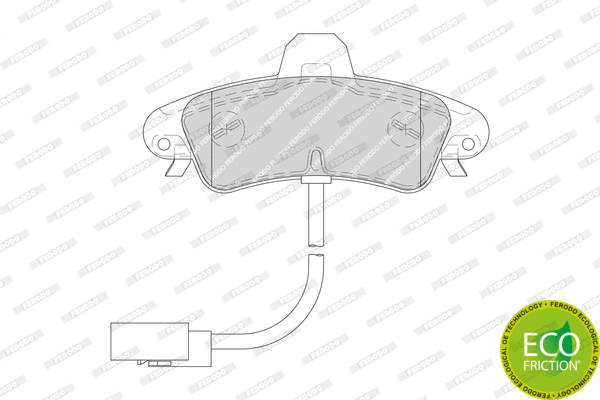 Brake Pad Set, disc brake (FDB1753)