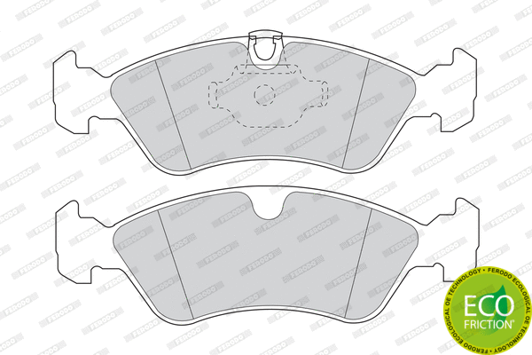 Brake Pad Set, disc brake (FDB1067)