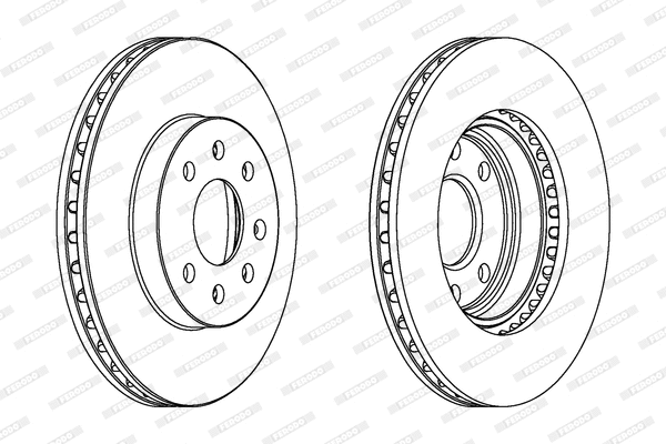 Brake Disc (DDF1097)