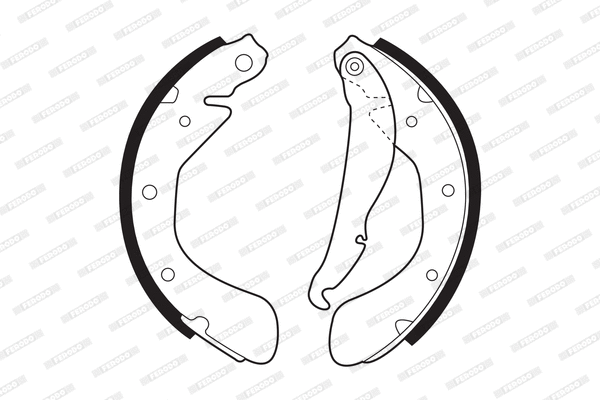 Brake Shoe Set (FSB335)