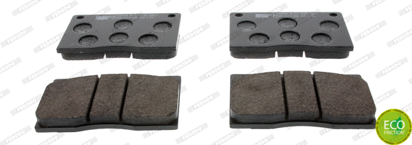Brake Pad Set, disc brake (FDB817)