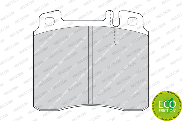 Brake Pad Set, disc brake (FDB800)
