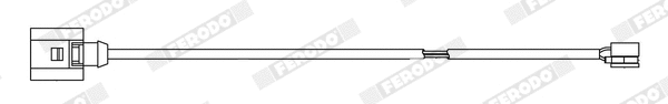 Warning Contact, brake pad wear (FWI466)