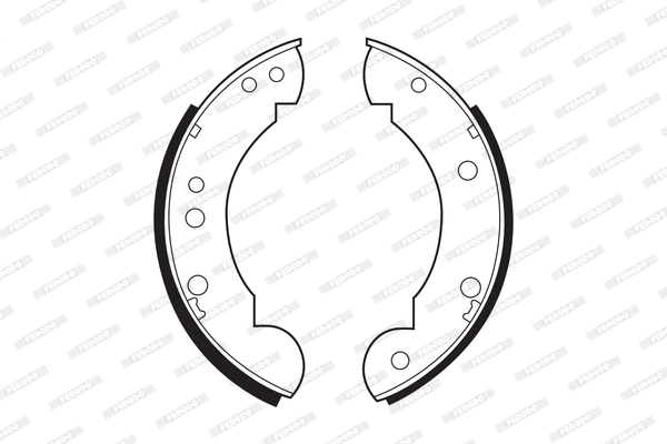 Brake Shoe Set (FSB385)