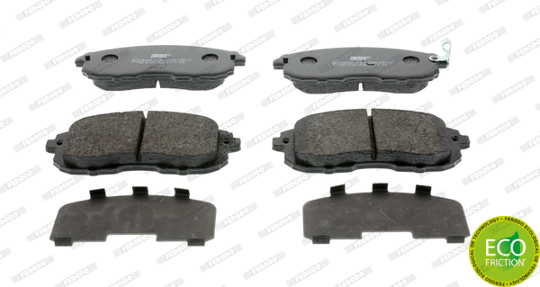 Brake Pad Set, disc brake (FDB4112)
