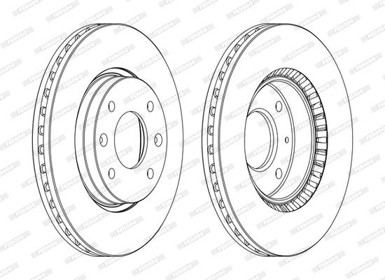 Brake Disc (DDF1522P-D)