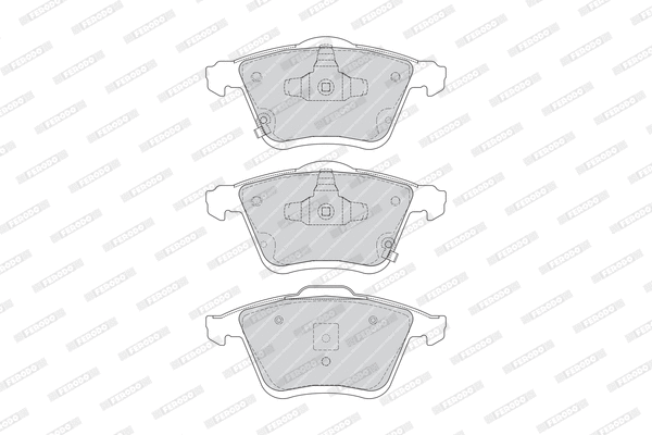 Brake Pad Set, disc brake (FDB4171)