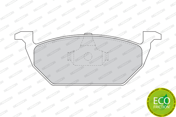 Brake Pad Set, disc brake (FDB1094)