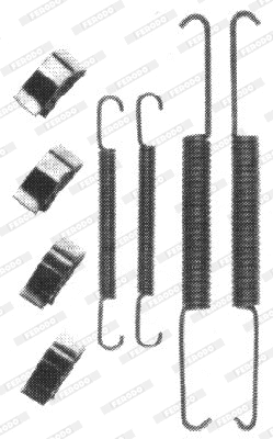Accessory Kit, brake shoes (FBA111)