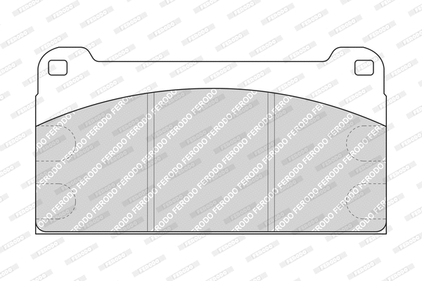 Brake Pad Set, disc brake (FCV958)