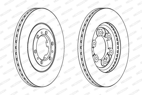 Brake Disc (DDF694)