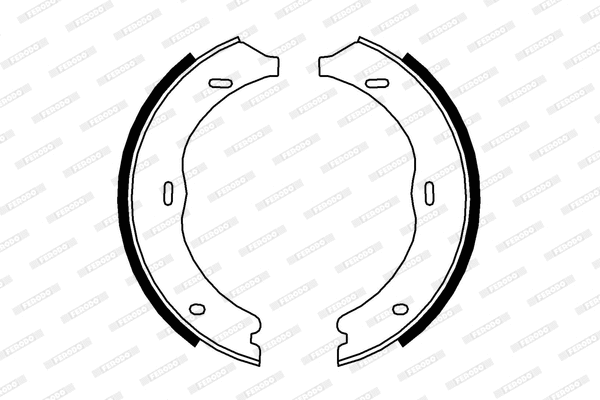 Brake Shoe Set, parking brake (FSB4003)