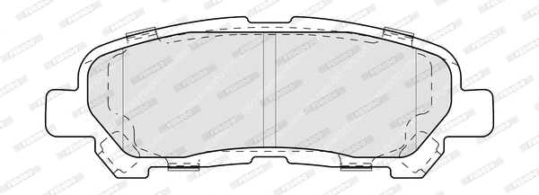 Brake Pad Set, disc brake (FDB4355-D)