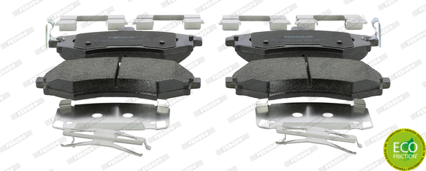 Brake Pad Set, disc brake (FDB1840)