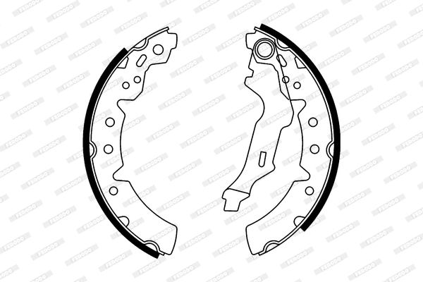 Brake Shoe Set (FSB591)