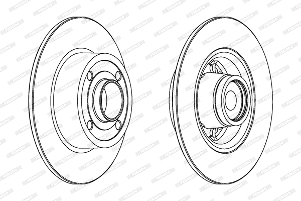 Brake Disc (DDF1571)