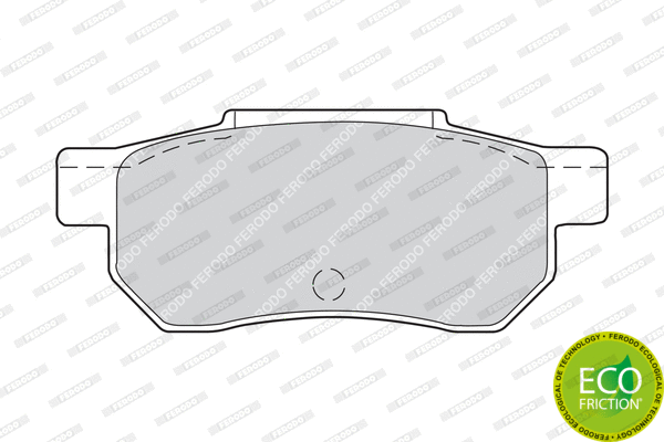 Brake Pad Set, disc brake (FDB472)
