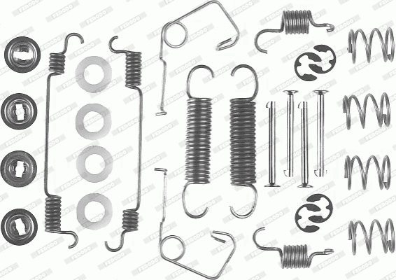 Accessory Kit, brake shoes (FBA73)