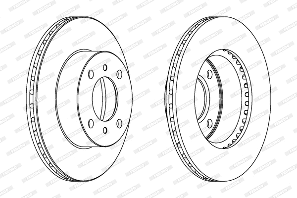 Brake Disc (DDF1005)